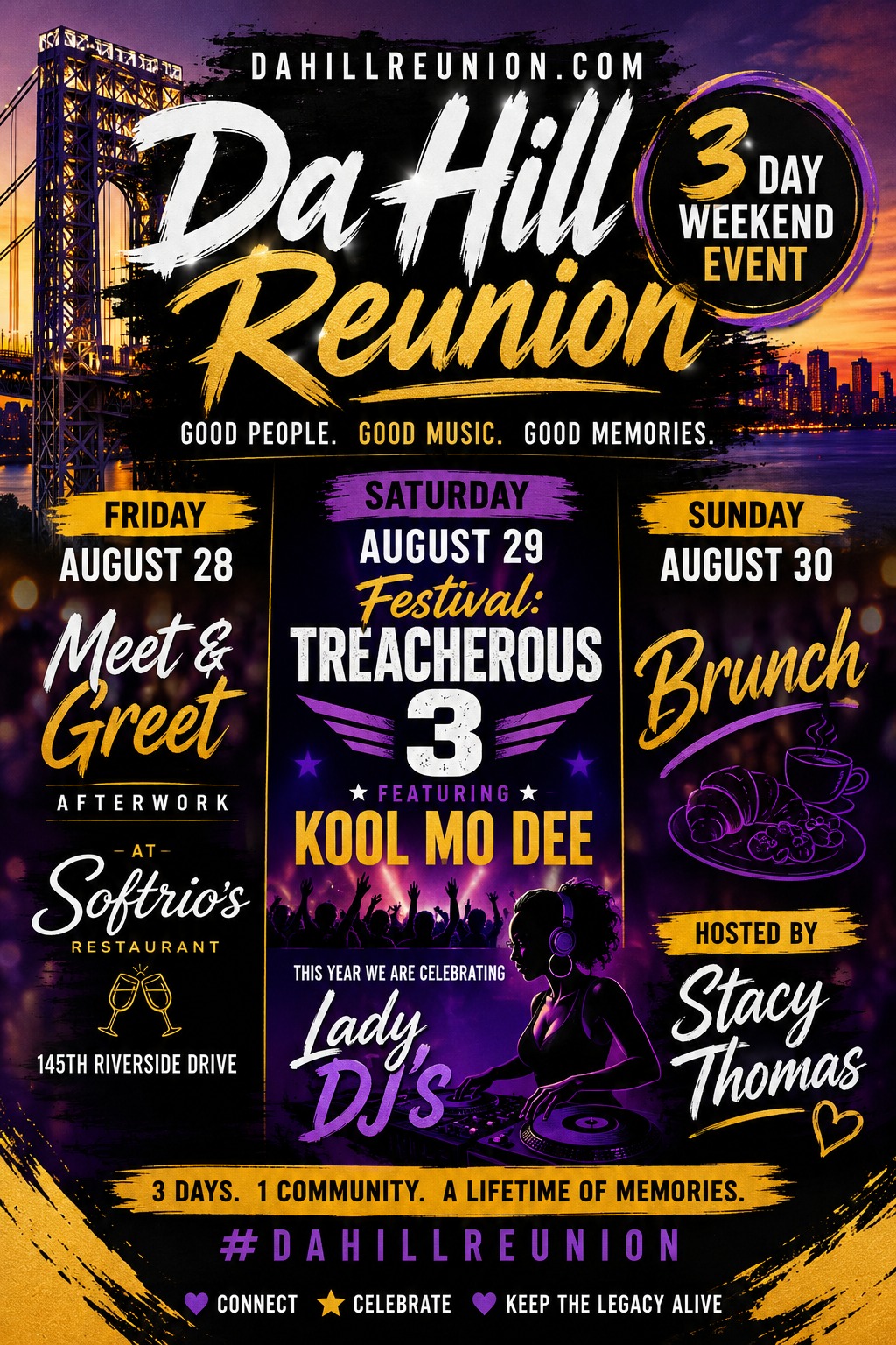 Da Hill Reunion 2026 — 3 Day Weekend Event
